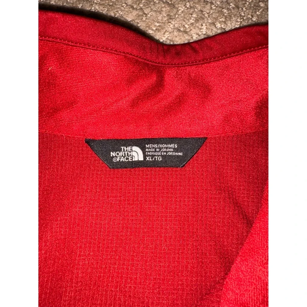 The North Face Mens Apex Bionic WindWall Softshell Vest Red XL Full Zip Fleece
